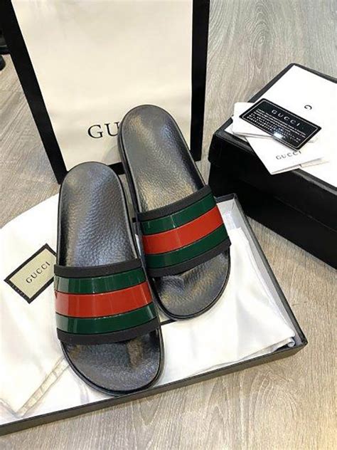 dép kẹp gucci nam chính hãng|dép gucci men.